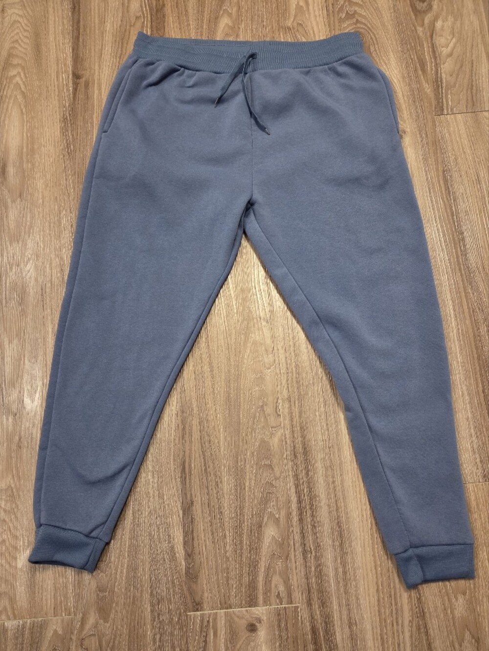 Real Essentials Slate Blue Fleece Joggers / Sweatpants